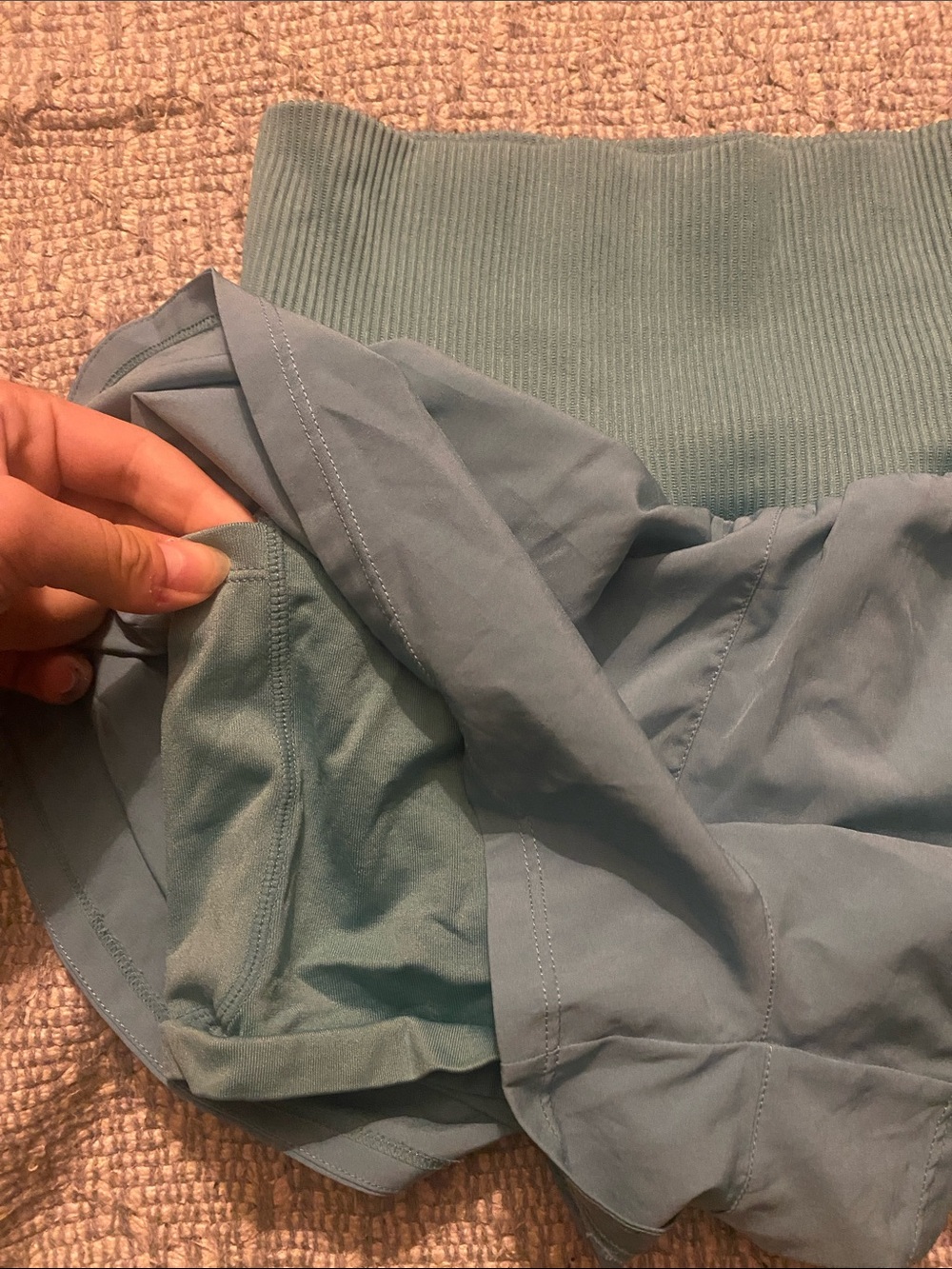 JoyLab Ribbed Athletic Shorts Duo - Picture 3 of 5